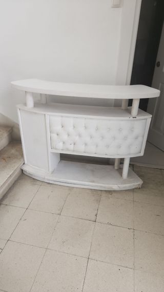 Mueble bar blanc años 60 solo recogida y pago aqui