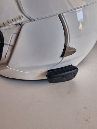 Casco moto Talla L, Shark Evoline 3 + Cardo