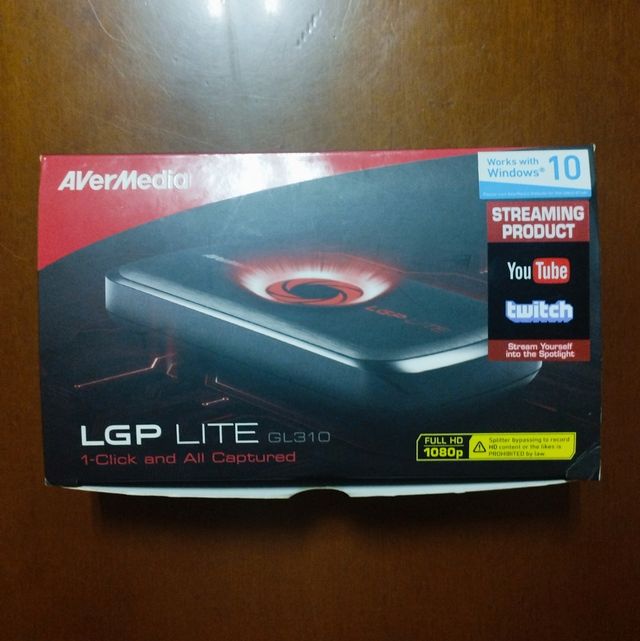 Capturadora AVerMedia LGP Lite (GL310) 1080p - USB