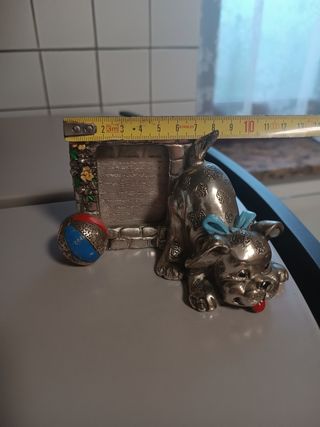 Portafoto vintage in argento galvanico