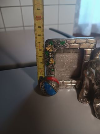 Portafoto vintage in argento galvanico