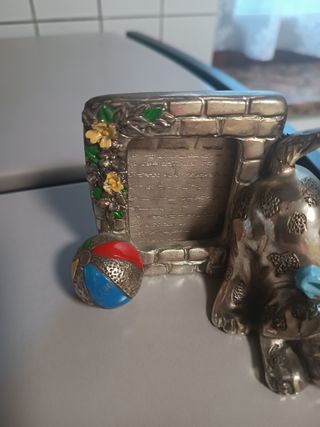 Portafoto vintage in argento galvanico