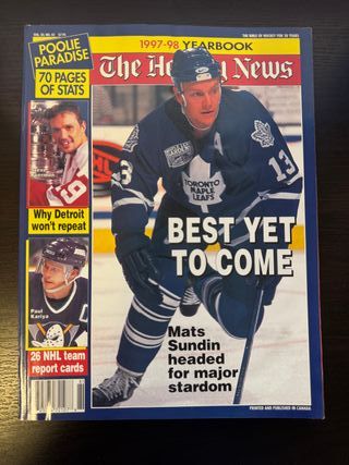 Lotto 16 riviste vintage NHL The Hockey News