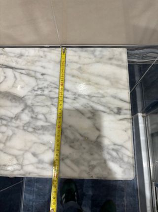 Mueble de baño con mármol