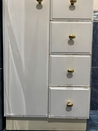 Mueble de baño con mármol