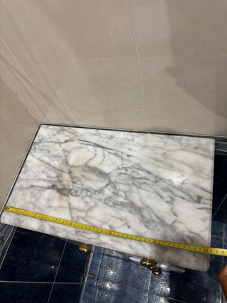 Mueble de baño con mármol