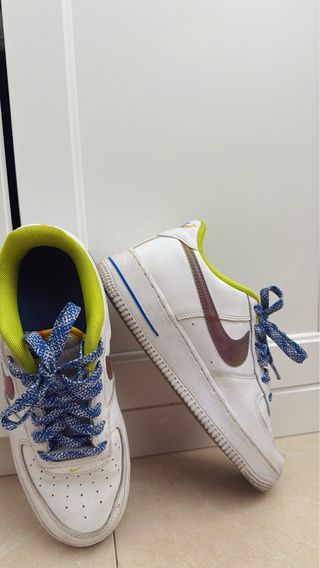 Nike Air Force 1 - Blancas y Azules