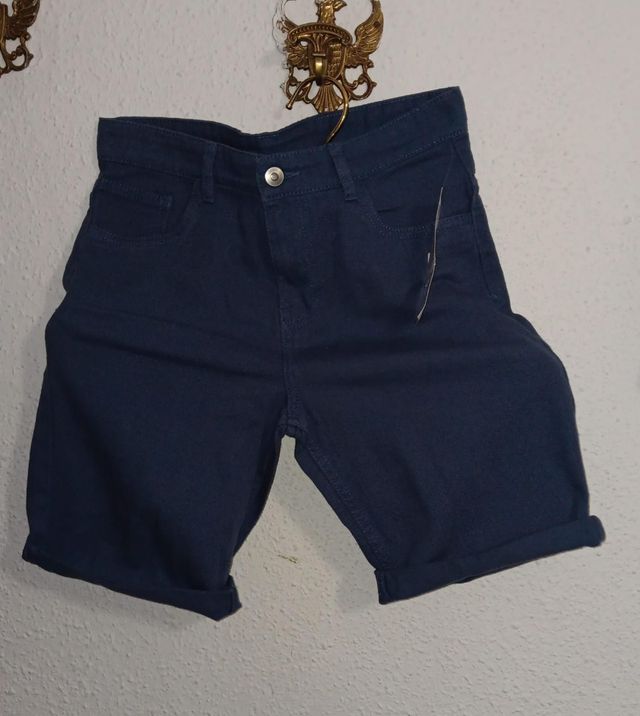 Bermuda niño azul 14 años 164cm