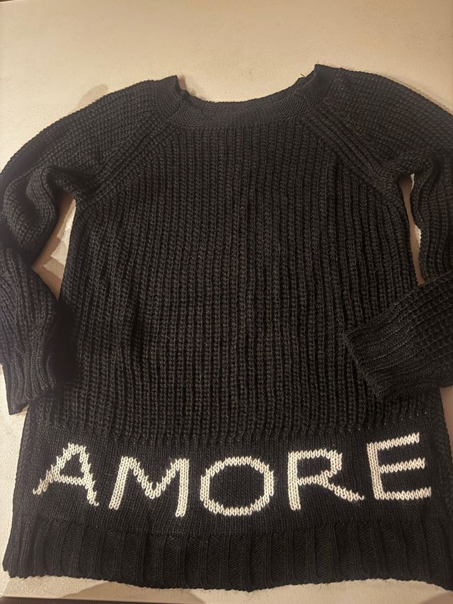 Maglioncino Amore nero