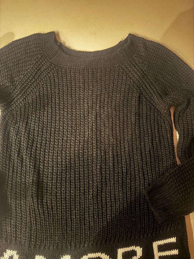 Maglioncino Amore nero