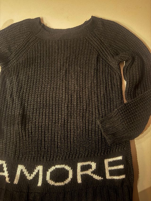 Maglioncino Amore nero