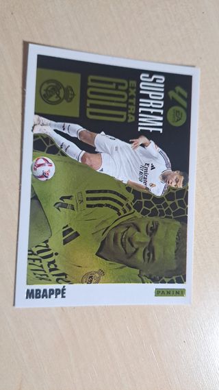 Cromo Mbappe Extra Gold Panini