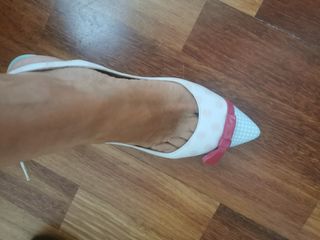 Zapatos tacón multicolor