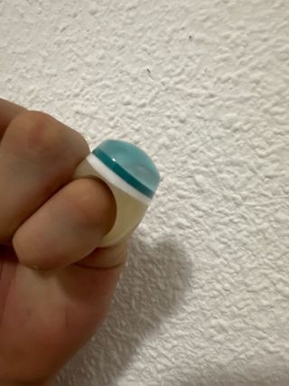 Anillo turquesa ovalado