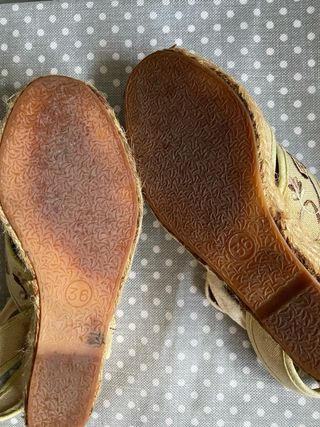 Sandali corda beige estivi