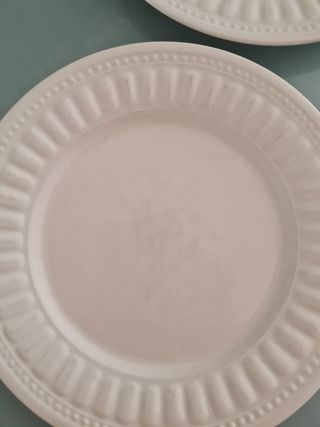 Juego de Platos Porcelana Blanca
