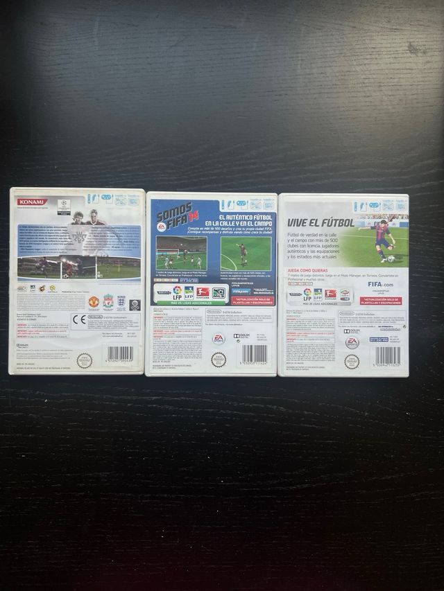 Wii FIFA & PES: 3 juegos