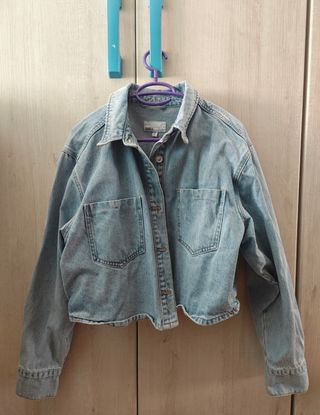 Cazadora vaquera oversize 