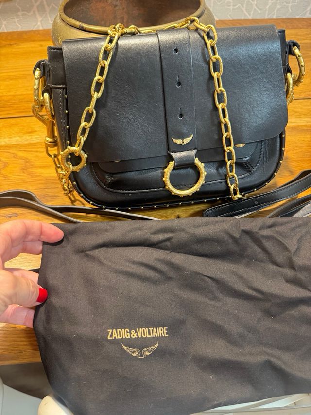 Bolso Zadig&Voltaire negro y dorado