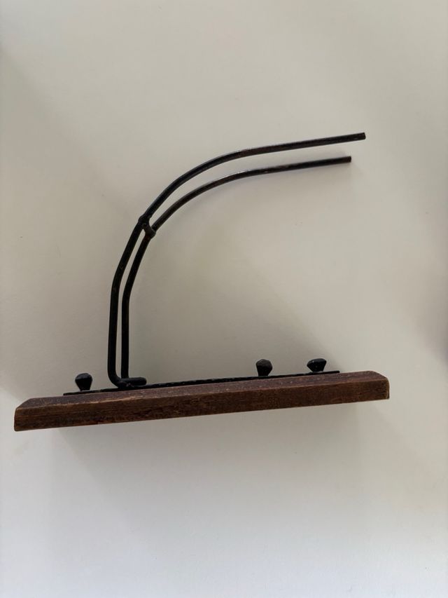 Perchero antiguo forja-madera