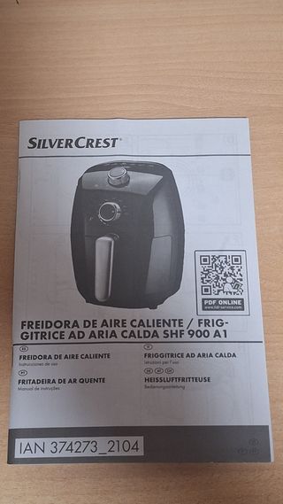 Freidora aire Silvercrest 1,5L - 900W