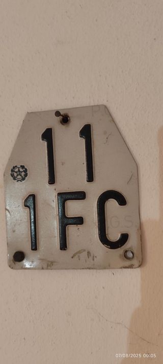 Targhe vecchie ani 70