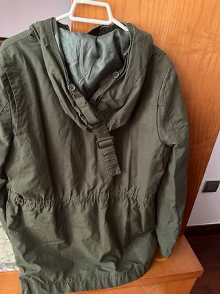 Chaqueta militar juvenil verde oliva