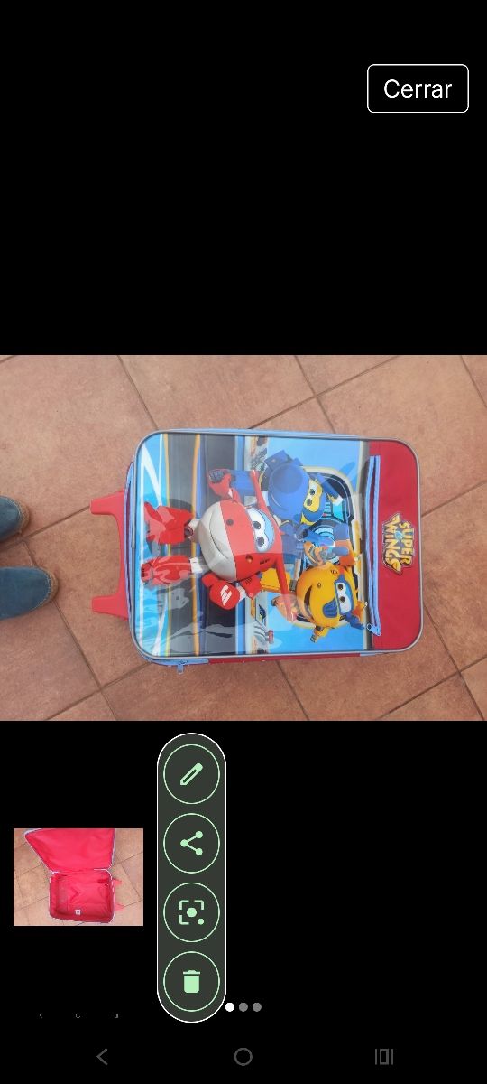 Maleta Super Wings niño