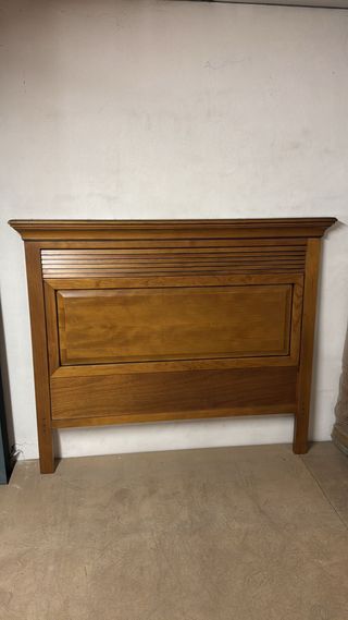 Cabecero cama madera maciza pino