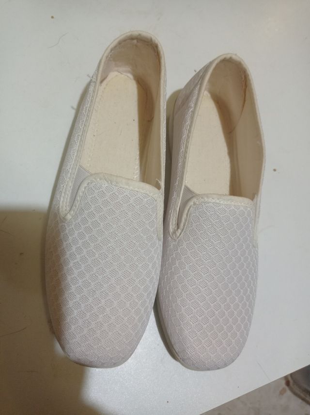 Zapatillas mujer grises y rosas