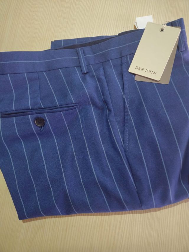 Pantaloni eleganti DAN JOHN blu Taglia 44