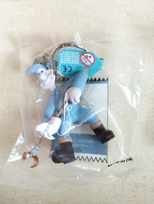 Llaveros Wallace & Gromit PVC