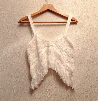 Top corto blanco - Talla XL