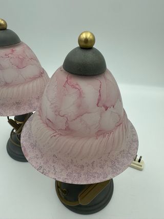 2 Lampade Comodino Vintage