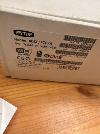 Modem TIM ADSL/Fibra 768600