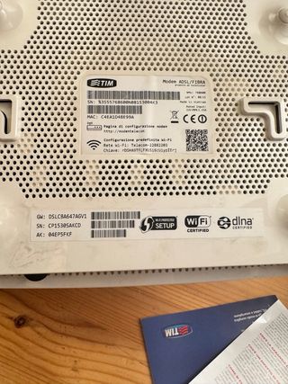 Modem TIM ADSL/Fibra 768600