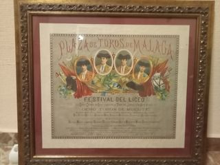 Cartel Taurino Málaga 1886
