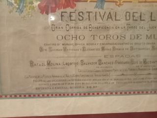 Cartel Taurino Málaga 1886