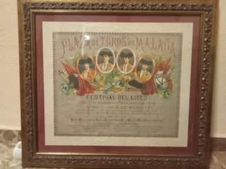 Cartel Taurino Málaga 1886