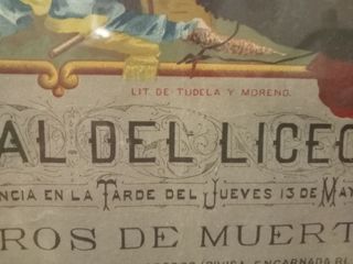 Cartel Taurino Málaga 1886