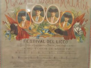 Cartel Taurino Málaga 1886