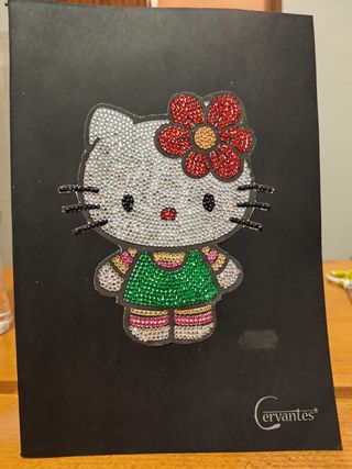 Caderno Hello Kitty Strass