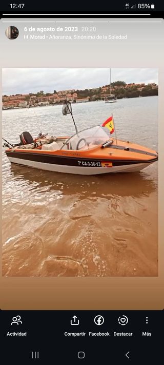 Vendo o cambio por moto de agua embarcación recreo