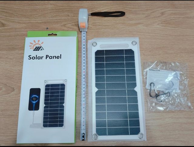 Panel solar portátil.