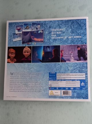 Frozen Blu-ray & DVD + 4 art Cards