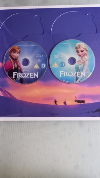 Frozen Blu-ray & DVD + 4 art Cards