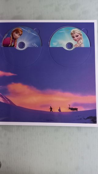 Frozen Blu-ray & DVD + 4 art Cards