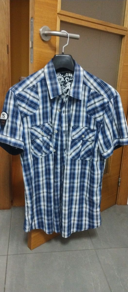 Camisa Jack & Jones cuadros azul