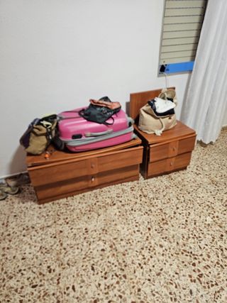 2 Mesitas Noche Madera