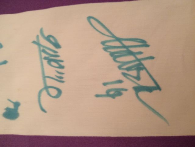 Bandera Valladolid firmada